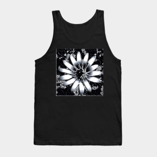 metallic flowers Tank Top